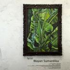 ショッピングバリ 絵画 バリ絵画 南国  リゾート 額入り 額付 パネルアート モダンアート アートフレーム 壁掛け 壁飾り