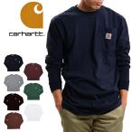 Carhartt カーハート 長袖 Tシャツ メンズ ロンT ポケット付き ヘビーウエイト K126 大きいサイズ