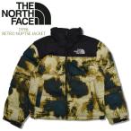 【並行輸入品】ノースフェイス ダウンジャケット ヌプシジャケット メンズ THE NORTH FACE 1996 RETRO NUPTSE NF0A3C8D MIDNIGHT-PETROL カモフラ風 柄 緑