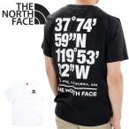 ショッピングノースフェイス tシャツ 【セール特価】THE NORTH FACE ノースフェイス Tシャツ メンズ 半袖Tシャツ バックプリント 綿100% NF0A826X ハーフドーム スクエア ロゴ 座標