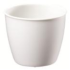 ヤマト プラントポット 丸2．5号 0．16L ホワイト 園芸用品 家庭園芸 プラ鉢 ブリキ