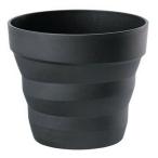 ヤマト プラウドポット 15型 ブラック 園芸用品 家庭園芸 プラ鉢 ブリキ