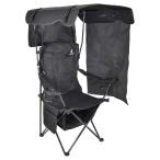 日動 シェード付きアウトドアチェア 「帆陰」 | 日除け付き折りたたみチェア キャンプ用チェア UPF50+ 紫外線対策 アウトドア 椅子 軽量 コンパクト