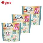 P&G ボールドジェルボール4D ホワイトティー＆フローラルの香り つめかえテラジャンボサイズ 86個×3個