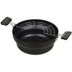 パール金属 NEW楽天家 鉄製段付天ぷら鍋24cm HB-2520