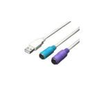 変換名人　USB-PS2変換(2分岐)　USB-PS2