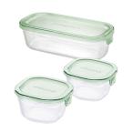 AGCテクノグラス パック&レンジ 角型3点セット グリーン IK51768