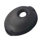 YAZAWA　くるくるコード巻き クリアブラック　KCM4CK