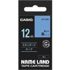  Casio этикетка зажигалка имя Land оригинальный лента 12mm XR-12BU синий земля . чёрный знак 
