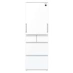 #N/Aシャープ 412L 5ドアノンフロン冷蔵庫 プラズマクラスター冷蔵庫 ピュアホワイト SJ-G417JW