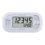 ショッピング万歩計 歩数計 ポケット万歩 らくらくまんぽ ホワイト 山佐時計計器 EX-350W