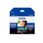 エプソン EPSON 写真用紙 光沢  L判 500枚 KL500PSKR
