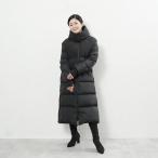 ショッピングmoncler モンクレール レディース ダウン MONCLER ロング 黒 無地 フード取り外し