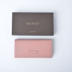 グッチ レディース GUCCI 財布 長財布 二つ折り財布 レザー グッチシマ マイクロ GG