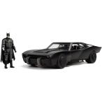 バットマン バットモービル ミニカー 1/18 ライト点灯 ダイキャストカー バットマンフィギュア付き