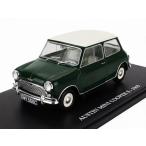 ミニクーパーS ミニカー 1/24スケール 1965年モデル MINI COOPER S (グリーン/ホワイト) ケース付き