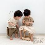 子供服 ベビー服 セットアップ 上下セット 綿 ルームウェア チェック柄 赤ちゃん M＆K（株） パジャマ 部屋着 可愛い 男の子 女の子 夏服