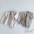 子供服 ベビー服 セットアップ 上下セット 綿麻 ルームウェア 赤ちゃん パジャマ M＆K（株） リネン 春夏服 部屋着 可愛い クマ柄 男の子