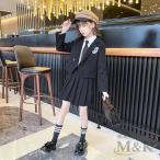 卒業式女の子スーツセット子供服ジャ...