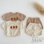 ベビー服 夏服 セットアップ 上下セット 0-2歳 綿 お出掛け服通園 プレゼント M＆K（株） 赤ちゃん コットン 子供服 可愛い 男の子 孫
