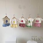 子供服 ベビー服 セットアップ 上下セット 綿 ルームウェア 赤ちゃん パジャマ M＆K（株） フルーツ 部屋着 可愛い 果物柄 男の子 女の子