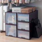 衣装ケース 収納ケース 奥行ロングクローゼット用ケースセット　ホワイト