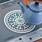 焼け焦げ防止カバー IH コンロ キッチン 汚れ 焼け焦げ キズ 防止 保護 カバー マット ずれにくい 洗える 2枚セット おしゃれ 東欧風