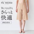 ショッピングペチパンツ ペチパンツ パンツ 下着 アンダーウェア ひざ下丈 ランジェリー フレアーパンツ レディース 女性 快適 吸水速乾 静電気防止 インナー 汗対策 シンプル