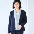 ショッピングベルメゾン ジャケット レディース 卒業式 入学式 母 ママ 服装 洗える フォーマル セレモニー ストレッチ 春 夏 オフィス セットアップ可 シンプル 通勤 おしゃれ