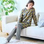 ショッピングパジャマ レディース パジャマ レディース ルームウェア 部屋着 ナイトウェア ワンマイルウェア 長袖 綿素材 天竺 チュニック デザイン シンプル ポケット付き ミニラボ