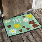 玄関マット マット 屋外用ドアマット ドアマット ウェルカムマット 泥落としマット MOOMIN ムーミン キャラクター おしゃれ 42×68