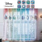 ショッピングレースカーテン レースカーテン カーテン ボイルカーテン レース ステンドグラスデザイン Disney ディズニー キャラクター プリンセス リビング ダイニング 新生活 幅約100 2枚