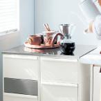 ダストボックス専用天板 天板 ステンレス天板 補強天板 1個用 縦型分別ダストボックス専用 キッチン 台所 天板のみ 単品 シンプル ベルメゾン