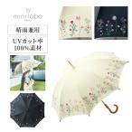 傘 レディース 長傘 日傘 晴雨兼用 レディース傘 レディース長傘 ファッション雑貨 1級遮光 UVカット お出かけ 紫外線対策 日焼け対策 minilabo ミニラボ