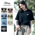 tシャツ レディース メンズ ユニセックス トップス レディースtシャツ メンズtシャツ ティーシャツ 刺繍デザイン Disney ディズニー シンプル おしゃれ