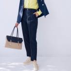 ショッピングベルメゾン パンツ レディース ロングパンツ テーパード ストレッチ レディースパンツ デニム調 スニーカーパンツ シンプル おしゃれ スタイルノート S M L LL 3L