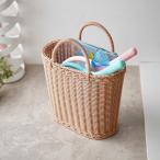 ランドリーバスケット バスケット ランドリー収納 収納かご 収納カゴ 洗面所 脱衣所 収納 収納雑貨 洗える ラタン調 壁掛け シンプル おしゃれ Lサイズ