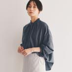 ショッピングベルメゾン ブラウス レディース 長袖 トップス レディースブラウス レディーストップス 長袖ブラウス 前開き フリルデザイン 微起毛素材 シンプル おしゃれ