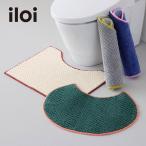 トイレマット マット ラグマット トイレ用品 洗える 北欧 トイレタリー トイレ用品 トイレグッズ 滑りにくい iloi イロアイ おしゃれ 新生活 標準 四角 円形