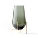 ショッピング花瓶 花瓶  フラワーベース ガラス オード コペンハーゲン  MENU メニュー イシャスベース M スモーク H45cm 4796949  北欧 おしゃれ 大きいサイズ