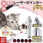 猫 おもちゃ 猫じゃらし ねこじゃらし レーザーポインター LEDライト ねこ ネコ 玩具 USB充電式