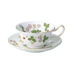 ショッピングウェッジウッド ウェッジウッド　ワイルドストロベリー　ティーカップ＆ソーサー（ピオニー）