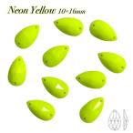  neon цвет акрил biju- полимер biju-so- on so- on biju-so- on Stone костюм детали [ neon желтый . type 10×16 мм 10 шарик ]