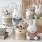 ショッピング出産祝い 出産祝い ミッフィー クリアバッグギフトセット ぬいぐるみ+おむつケーキ | 出産祝い ギフトセット ベビー ギフト おむつケーキ ミッフィー