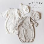 出産祝い mocmof（モクモフ）レース2wayオール+ボンネットセット お宮参り 退院着 セレモニー お祝い 誕生日プレゼント バースデー 誕生日