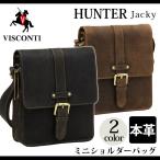 ショルダーバッグ ヴィスコンティ VISCONTI ビスコンティ センターベルト ハーフフラップ JACKY オイルレザー ミニ レディース メンズ ブランド 送料無料