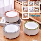 ごみ箱 ダストボックス 卓上 丸型 角型 サークル スクエア 蓋つき ワンプッシュ おしゃれ オフィス キッチン 寝室 ブルー オレンジ
