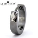 Yahoo! Yahoo!ショッピング(ヤフー ショッピング)ライオンハート LION HEART カッティング フープピアス（片耳）LH-1-エルエイチワン サージカルステンレス製 ブラックIP  03EA0015BK