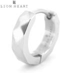 Yahoo! Yahoo!ショッピング(ヤフー ショッピング)ライオンハート LION HEART マットカッティング フープピアス（片耳）LH-1-エルエイチワン サージカルステンレス製 艶消しシルバー  03EA0015TS