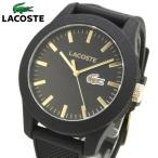 Yahoo! Yahoo!ショッピング(ヤフー ショッピング)ラコステ LACOSTE 腕時計 メンズ レディース ユニセックス ブラック 42mm L.12.12 2010818